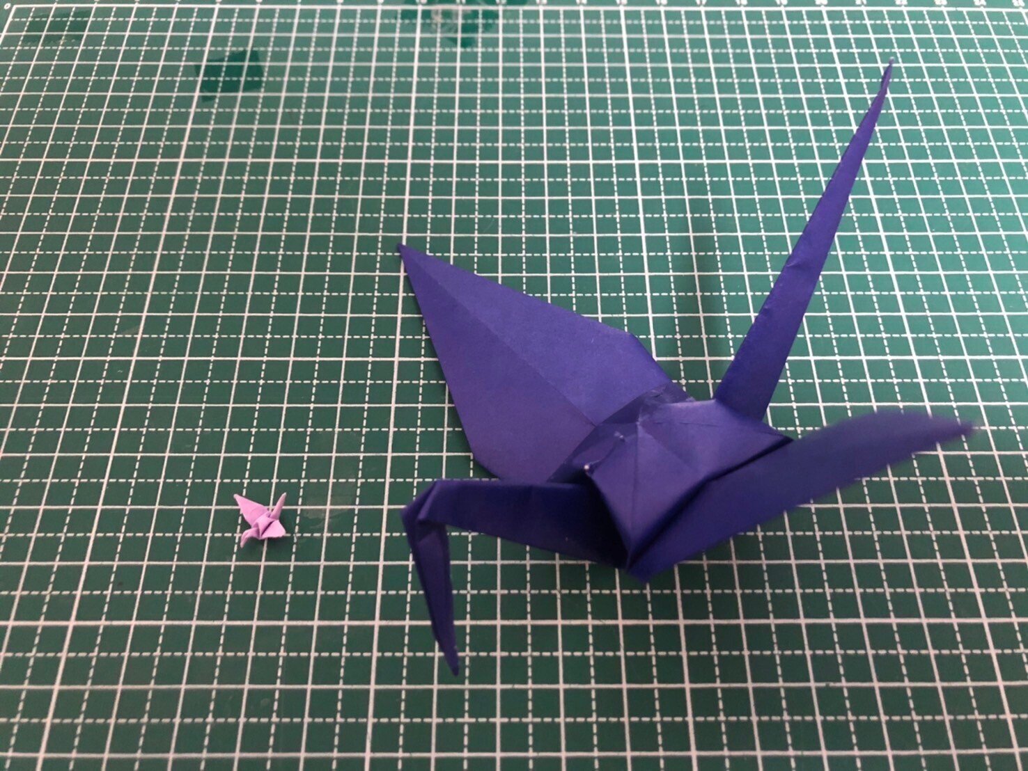 豆粒サイズの千羽鶴を作ろう｜ふかし芋