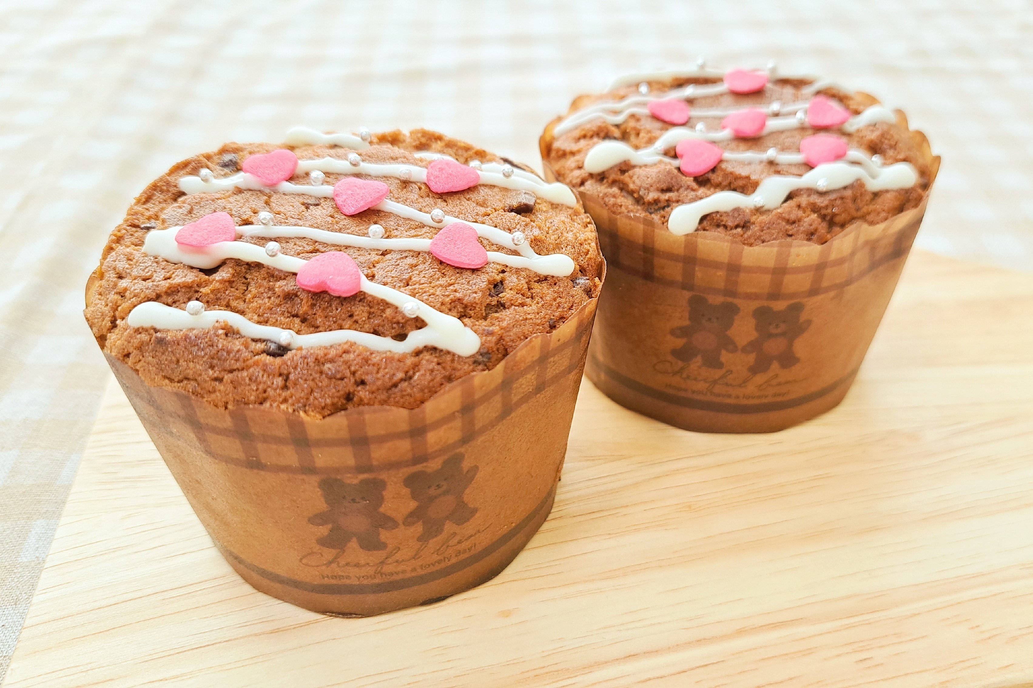 【200点以上まとめて】手作り ラッピング カップ ケーキ バレンタイン チョコ 100均】超簡単!!ホットケーキミックスで作るカップケーキ