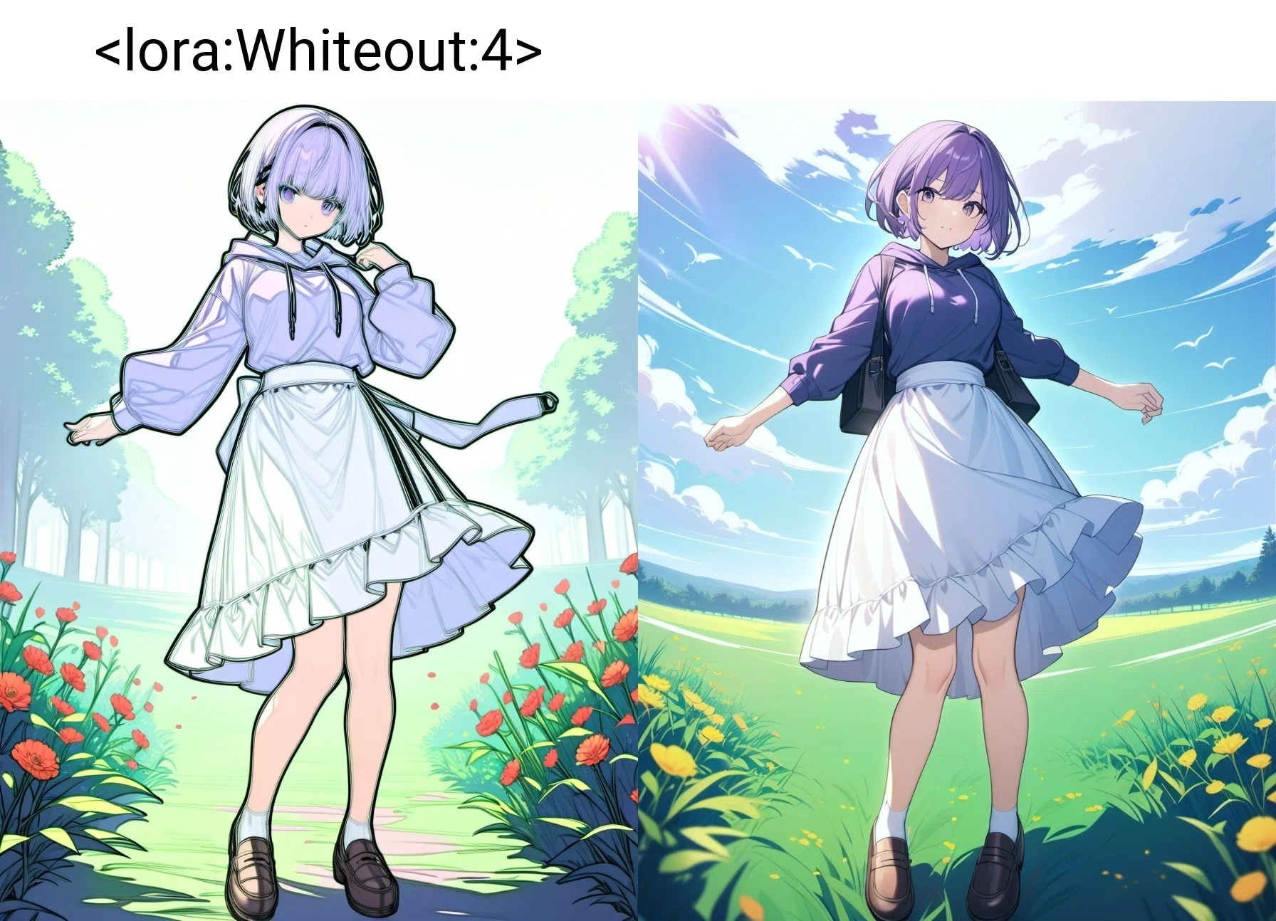 ゆりあ【イラストコピー】確認用 簡単にできるコピー機学習法によるLoRA｜あいきみ
