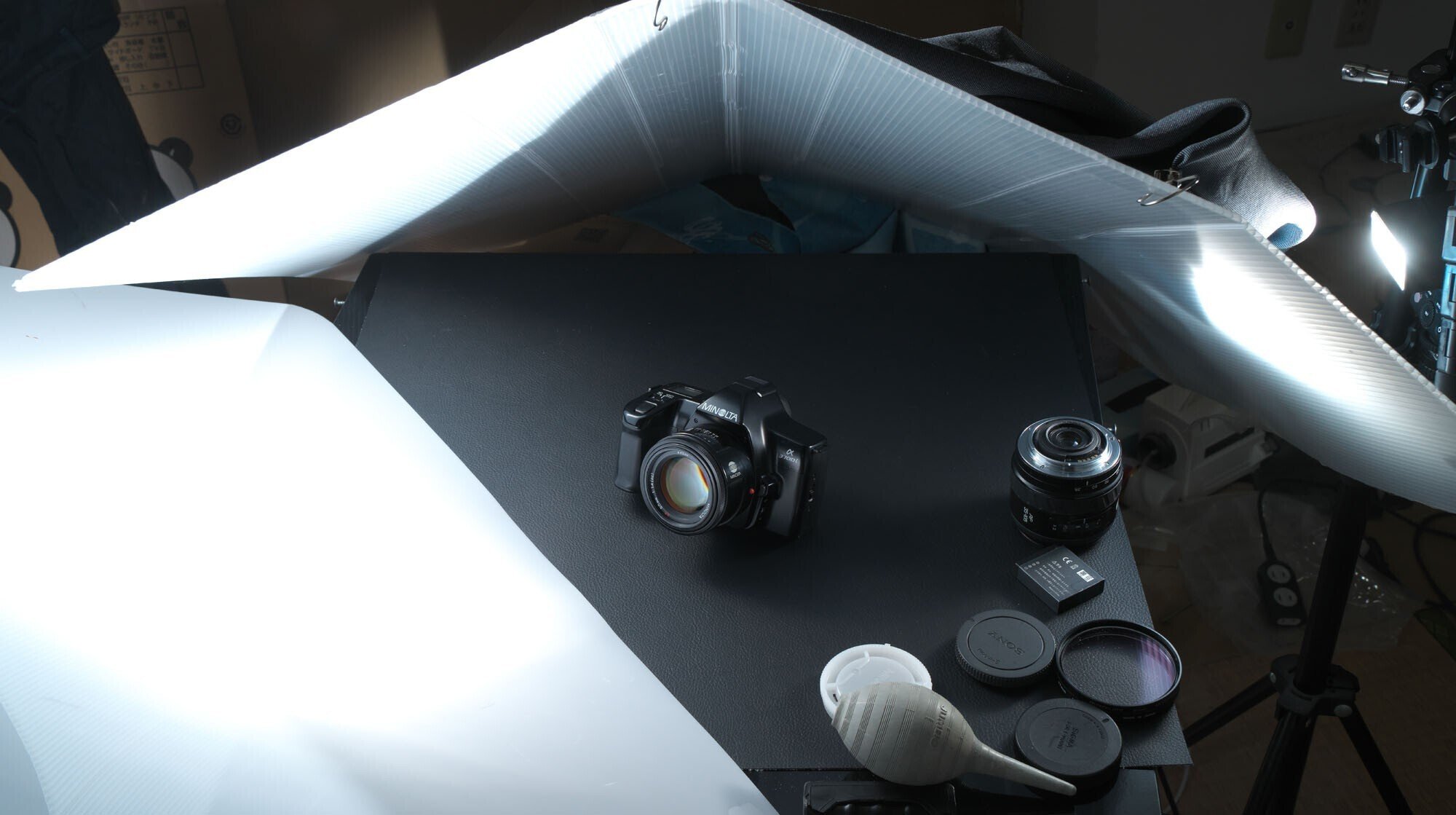 新品未使用　Minolta α3700i フィルムカメラ、レンズ2つ他カメラ2台 α3700iとの再会｜フユキ／西川冬旗