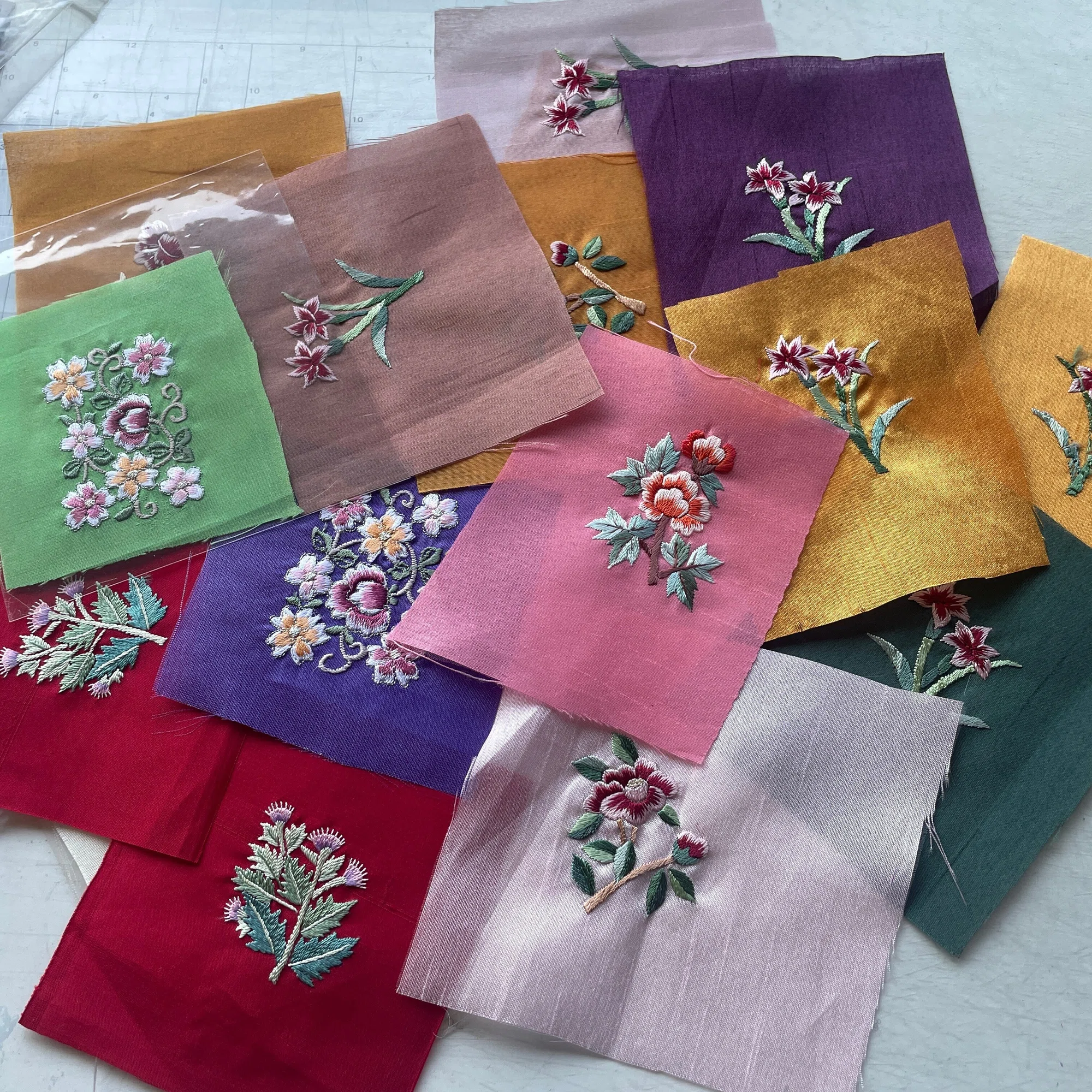 韓国の手刺繍いろいろ｜pojagi*sono
