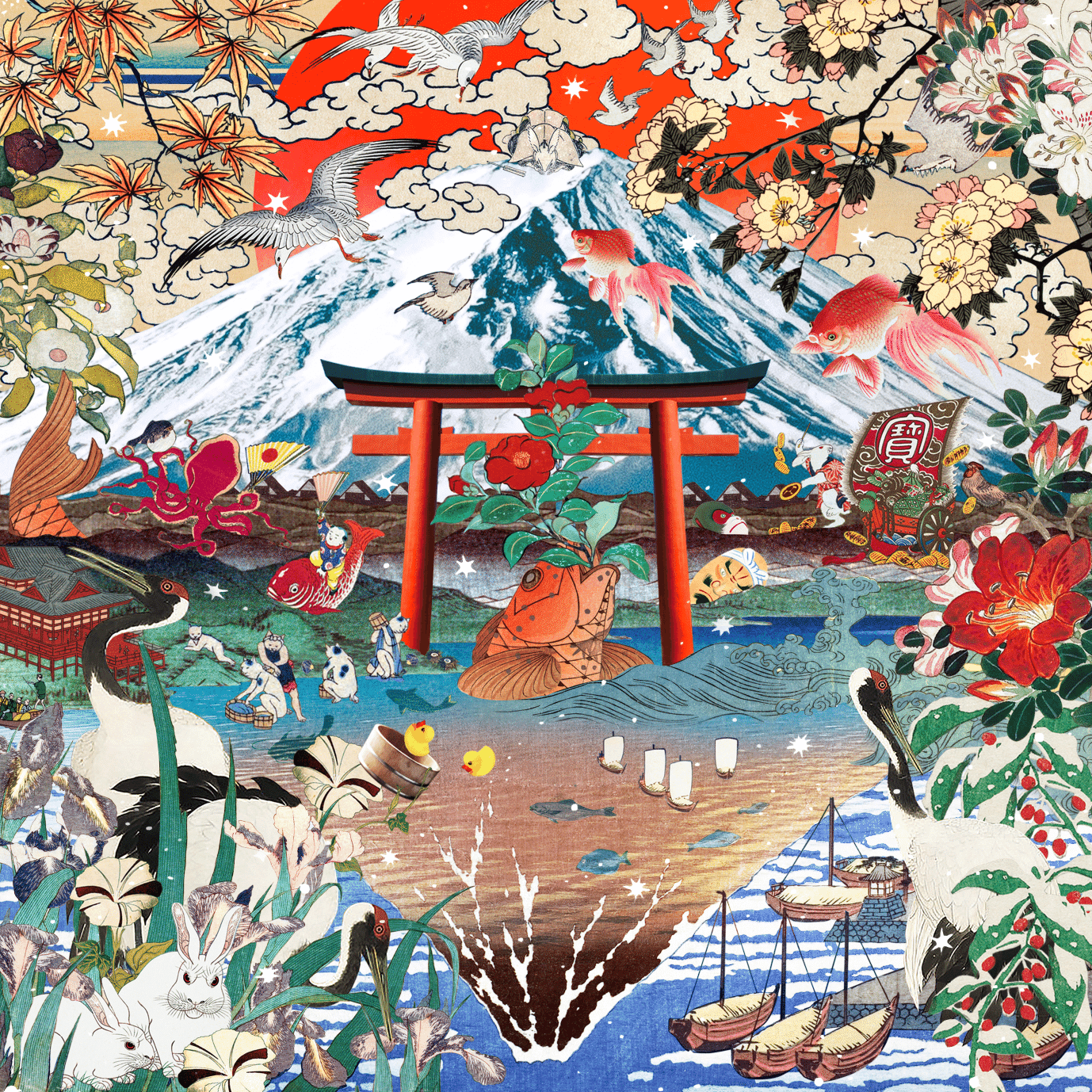 にっぽん今昔奇想郷 「じゃぽらーじゅ」｜camouCollage