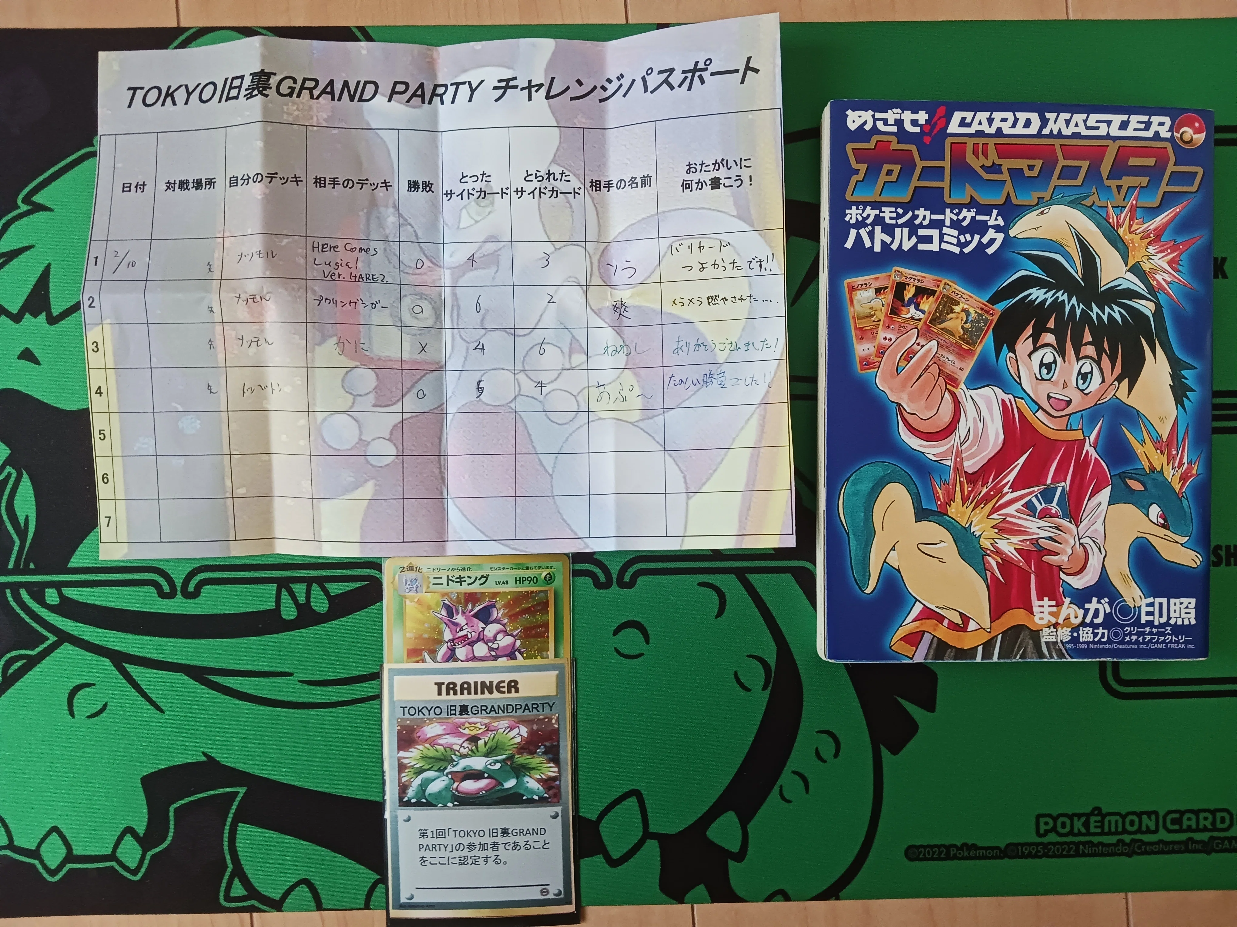 旧裏】R6.2/10 TOKYO旧裏 GRAND PARTY大会についての記事(事前準備