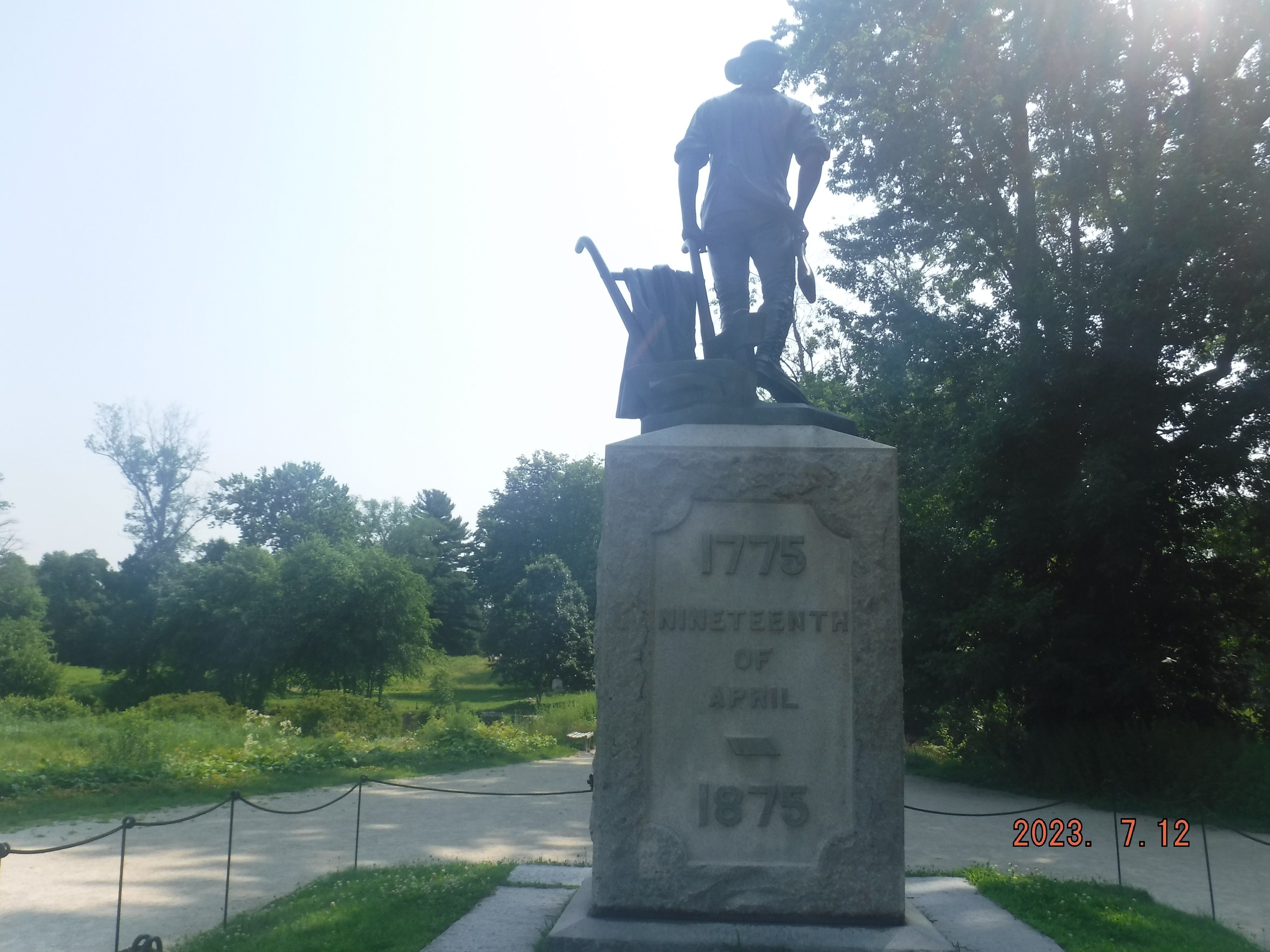 アメリカ横断37日目オールド・ノース・ブリッジ 独立戦争始まりの地