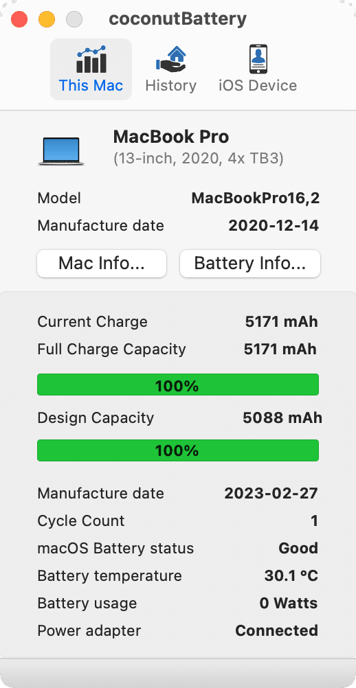 MacBook Pro Windows Office 2021バッテリー100% 新品バッテリー