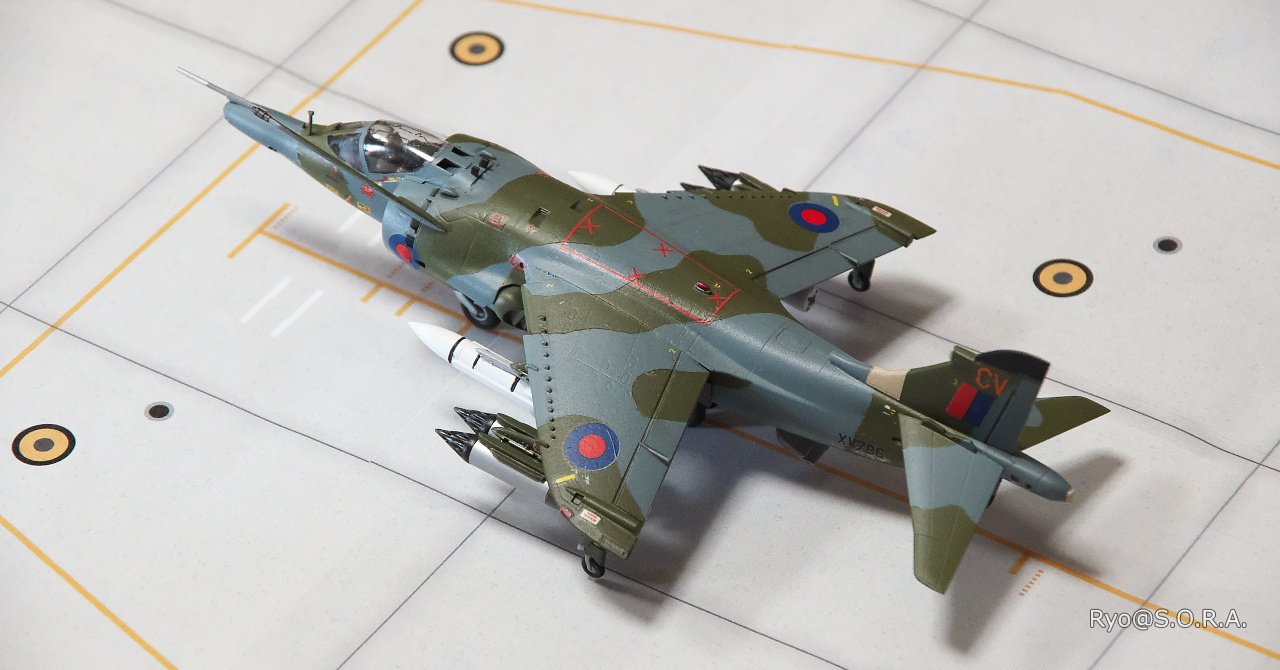 プラモデル製作記 ハセガワ 1/72 ハリアー GR Mk.3 |Ryo@S.O.R.A. プラモデル製作記 ハセガワ 1/72 ハリアー GR Mk.3 |Ryo@S.O.R.A.
