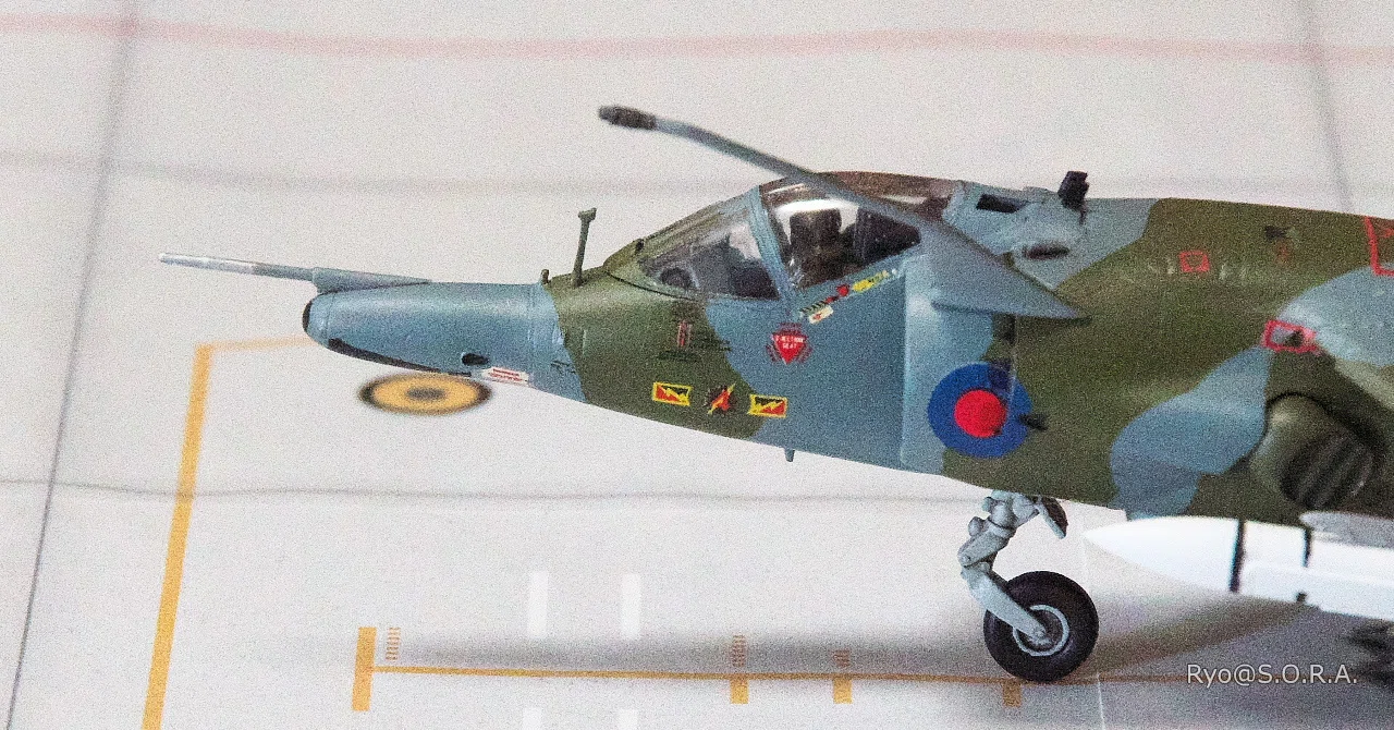 プラモデル製作記 ハセガワ 1/72 ハリアー GR Mk.3 ｜Ryo@S.O.R.A.