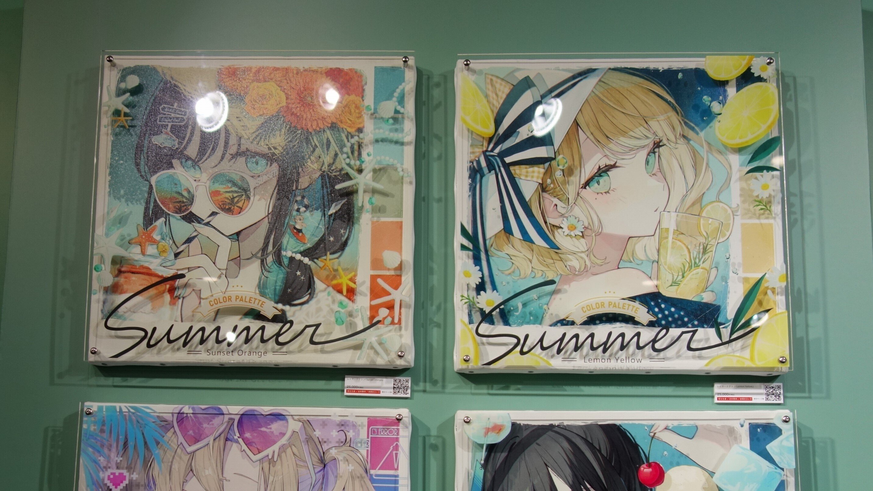 赤倉個展 レイヤードグラフ Lemonyellow