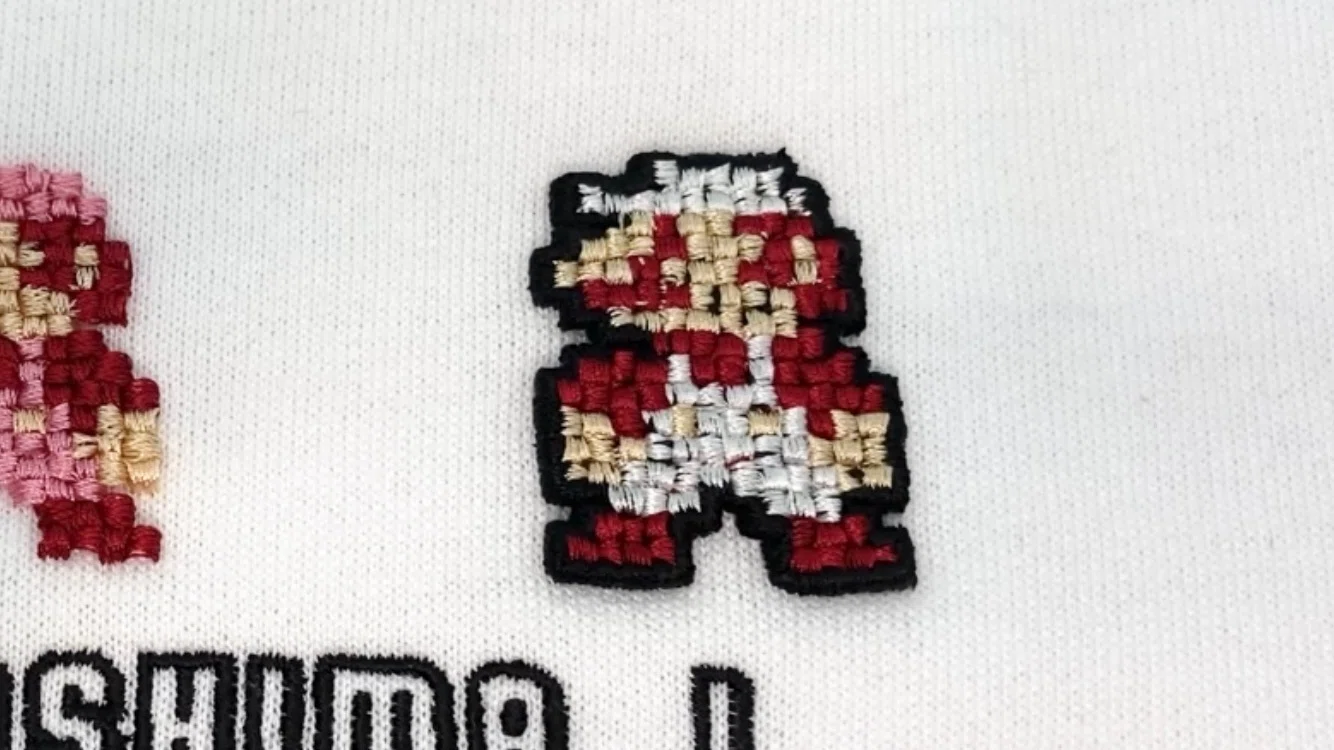 大好きなマリオを刺繍してみたら｜有限会社カワシマ