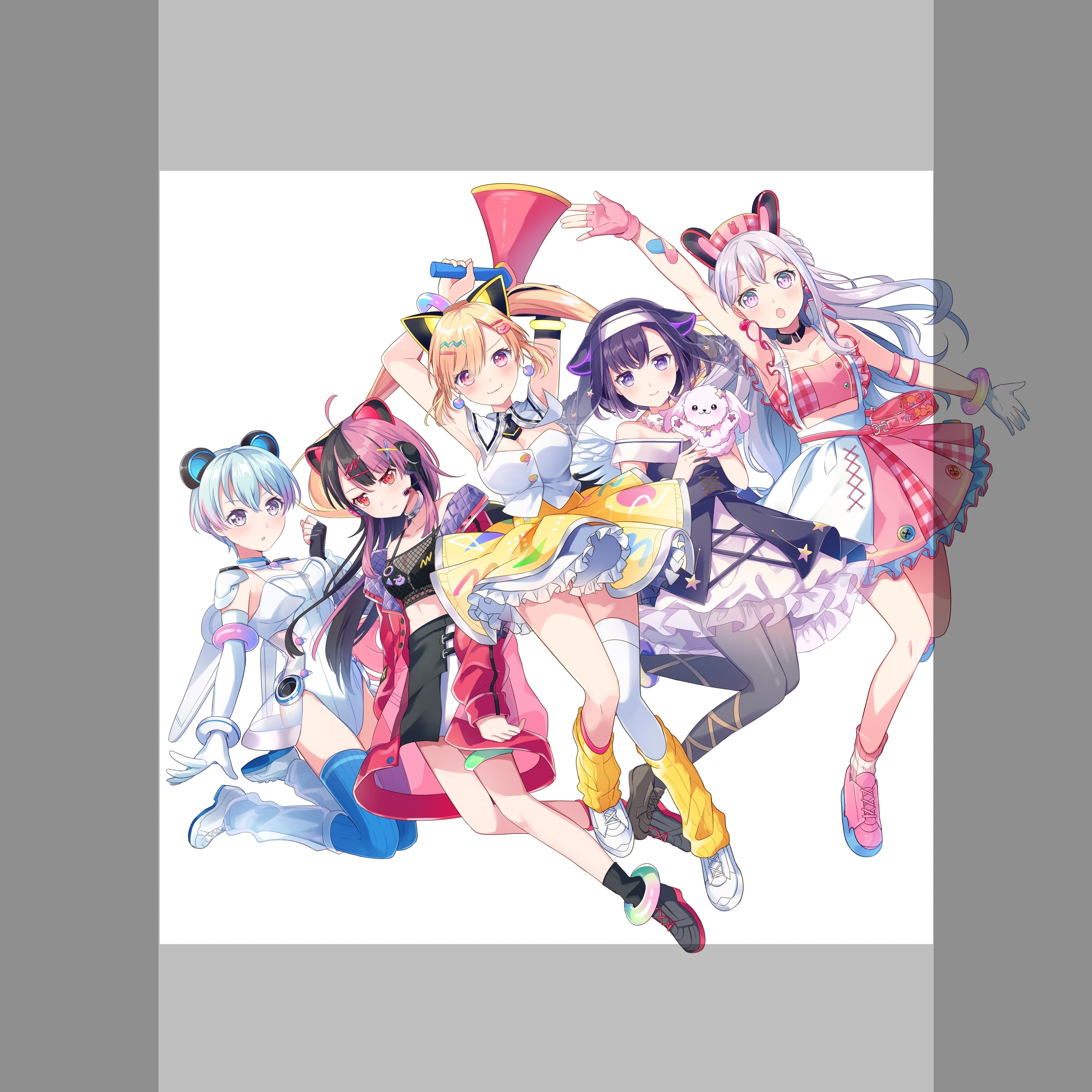 ライブキービジュアルイラスト制作メイキング🛸夢限大みゅーたいぷ