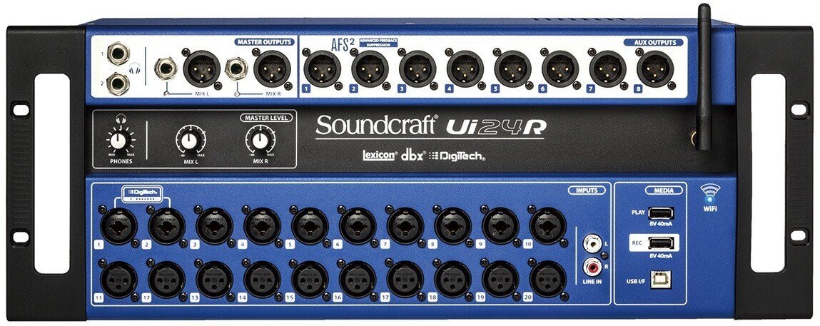ハイブリッド配信におすすめ！デジタルミキサー Soundcraft Ui24R