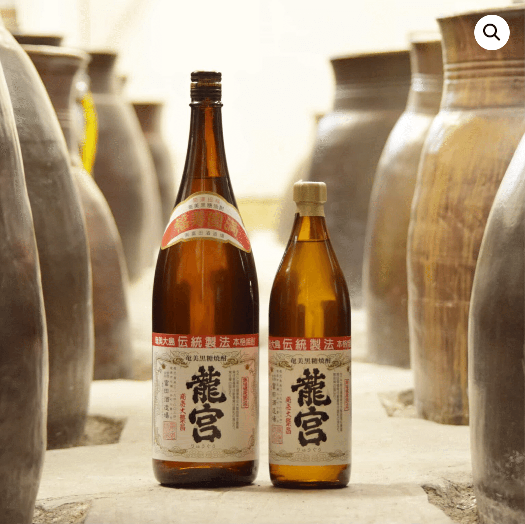 黒糖焼酎限定古酒(富田酒造場)かめ仕込み38度 龍宮（りゅうぐう） かめ仕込み 40度1800ml 【富田酒造場