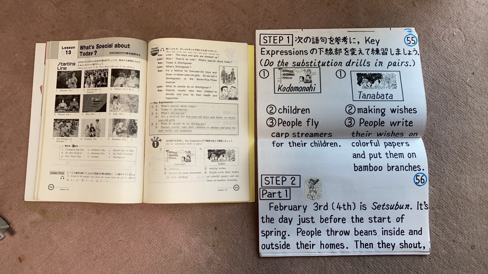 懐かしい手書きの教科書や児童書たち｜リコ