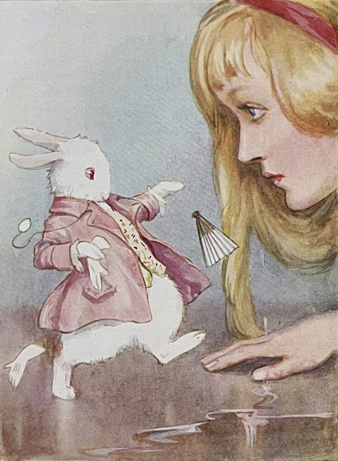 不思議な国のアリス White Rabbit 在ろ ジョン テニエル 1920年代