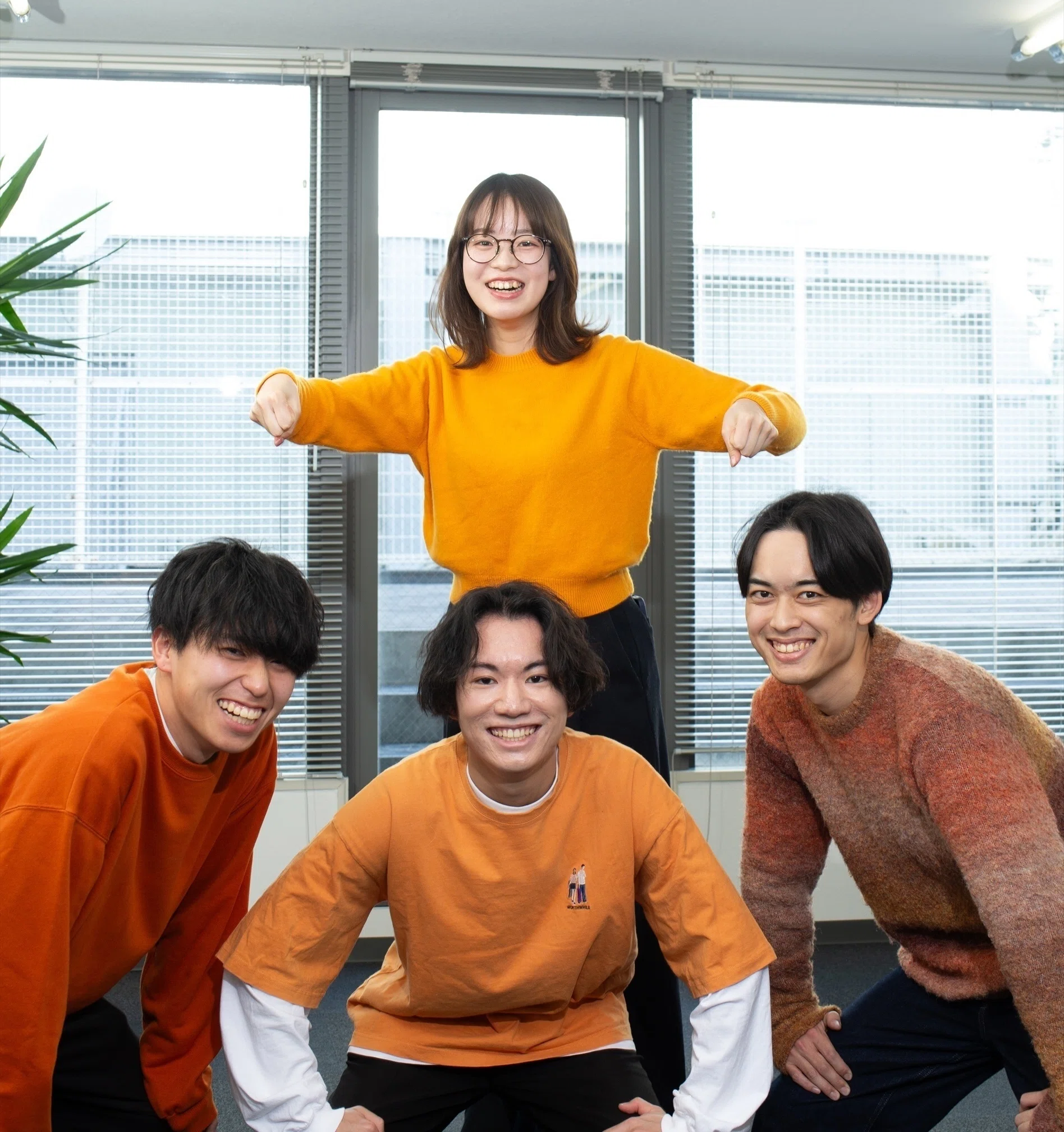 他インターンとの1枚