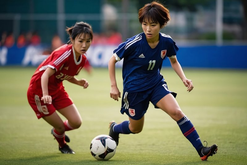 女子サッカー,フリー写真,美人,人物）,AI画像生成,無料（フリー素材）04