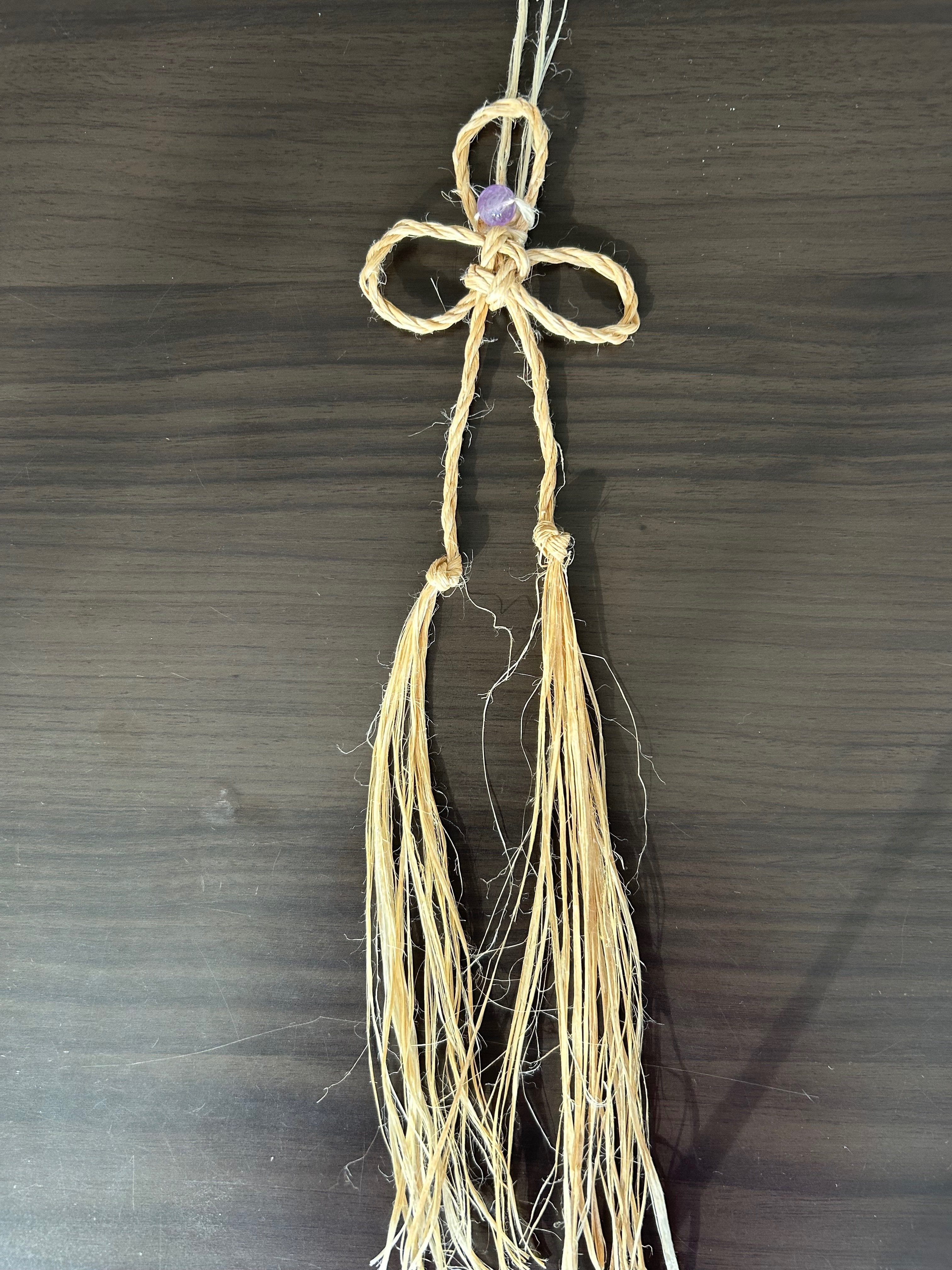 巫女おまもり精麻青龍イザナミ 梅 縁起物 天然素材 龍 辰 浄化【受注