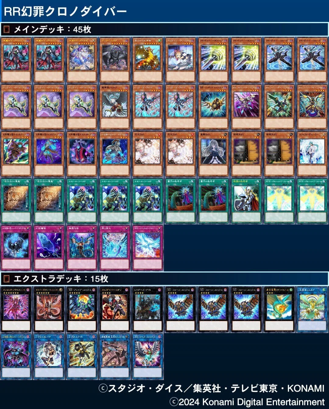 クロノダイバー+RR+幻影騎士団+??=…｜Zexeed
