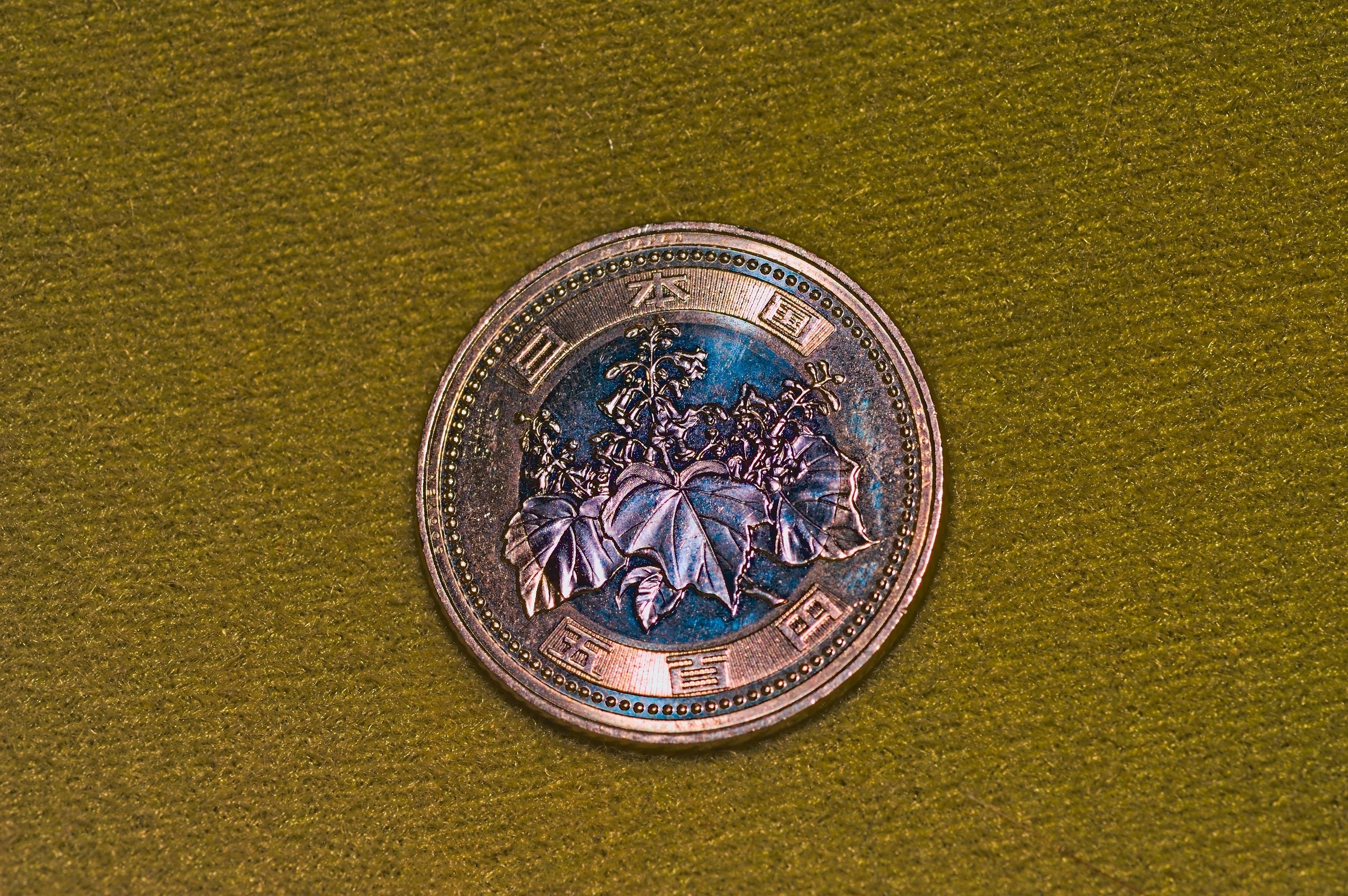 日本 500硬貨 旧型｜600万画素の男