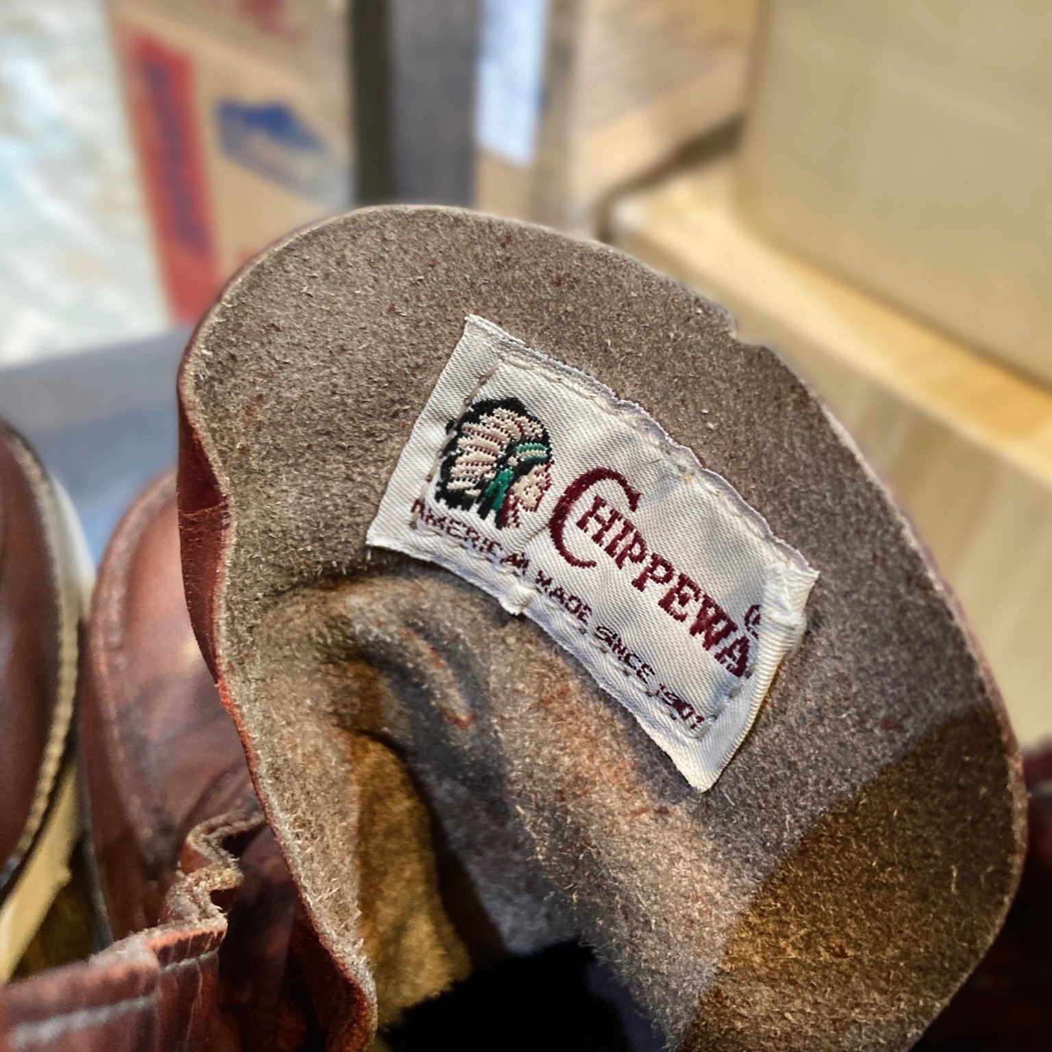 リソール/ソール交換】CHIPPEWA Moc-Toe｜CREA Repair & Handcrafts/roca