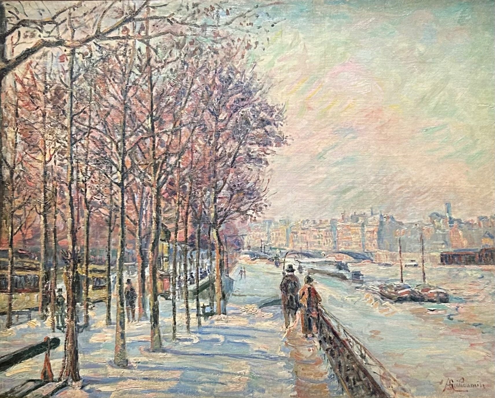 子供のためのオルセー美術館(86) パリの屋根には雪•カイユボット