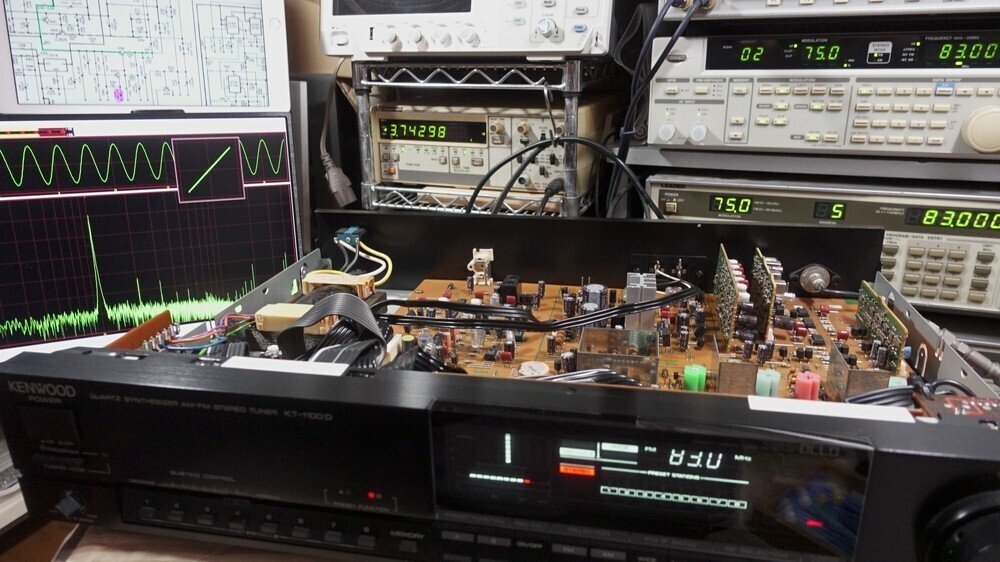 KENWOOD KT-1100D 修理調整記録20｜BLUESS Laboratory