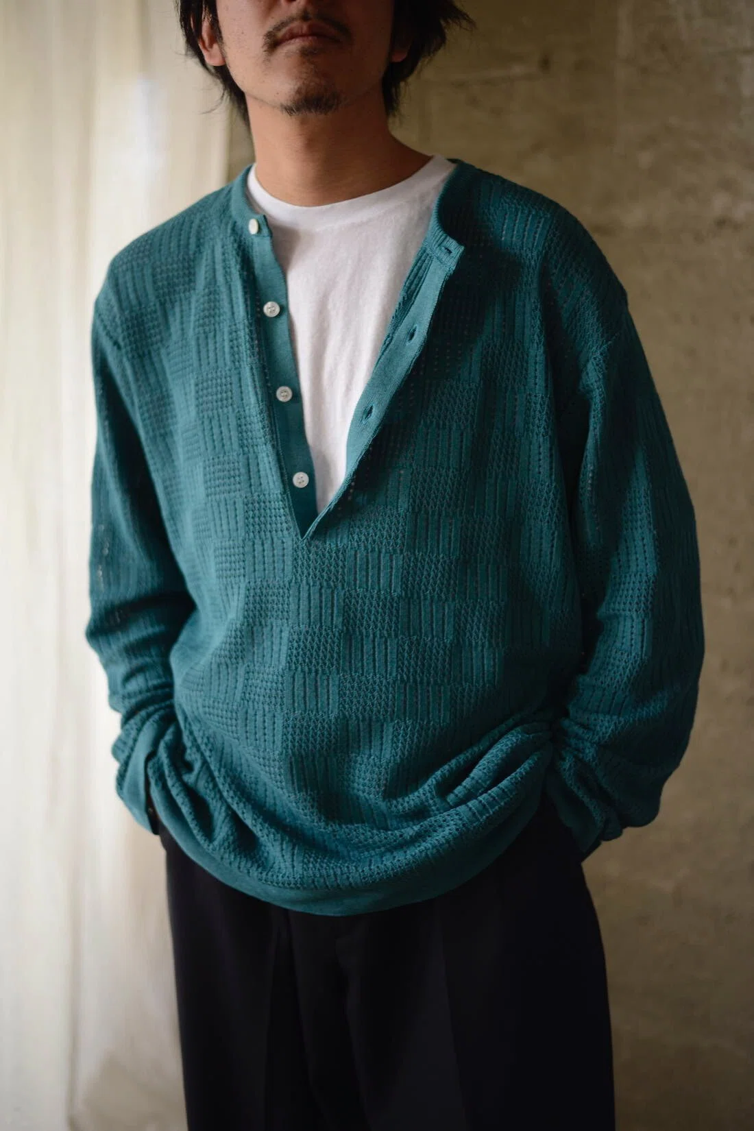 Summer knit″ BATONER for nariwai exclusive｜takuro yamashita