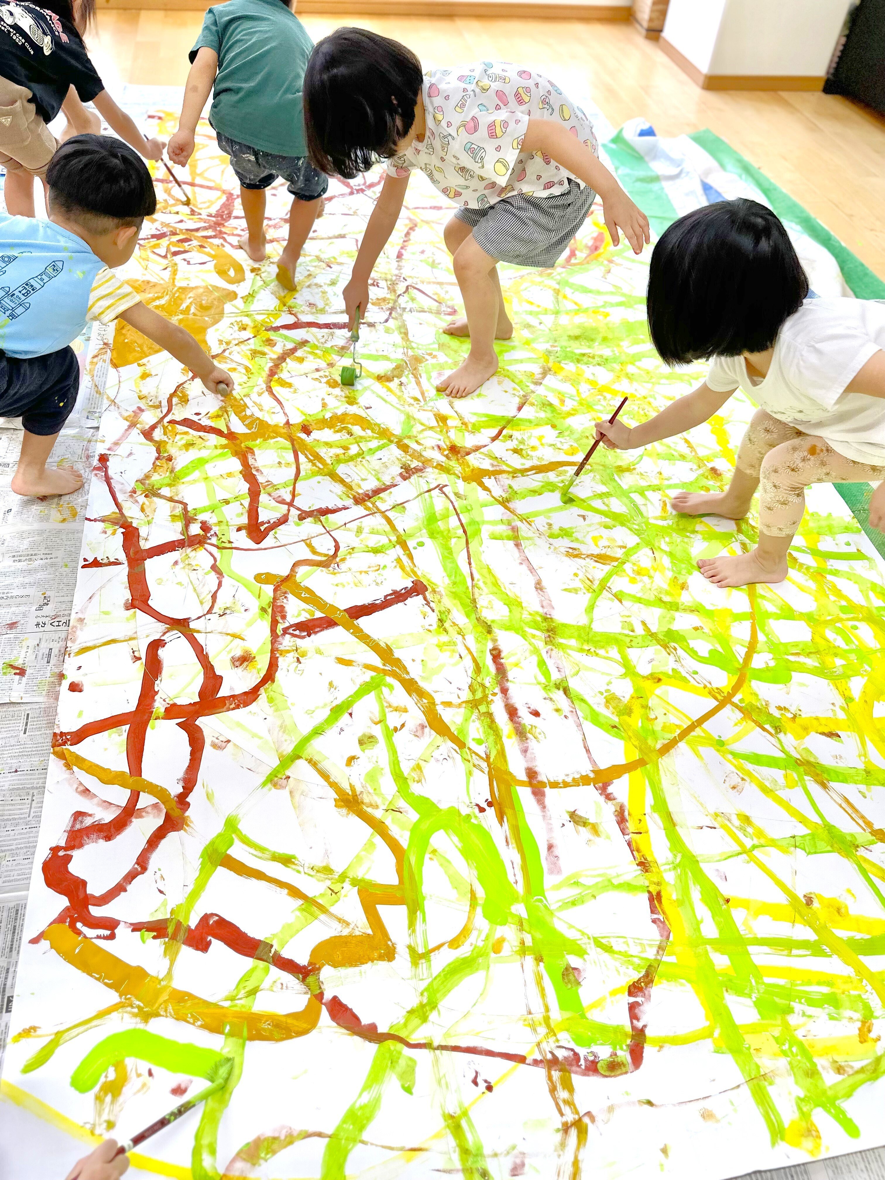 アート徒然草②保育園 絵画研修/ はじめての絵の具編｜ogata nozomi