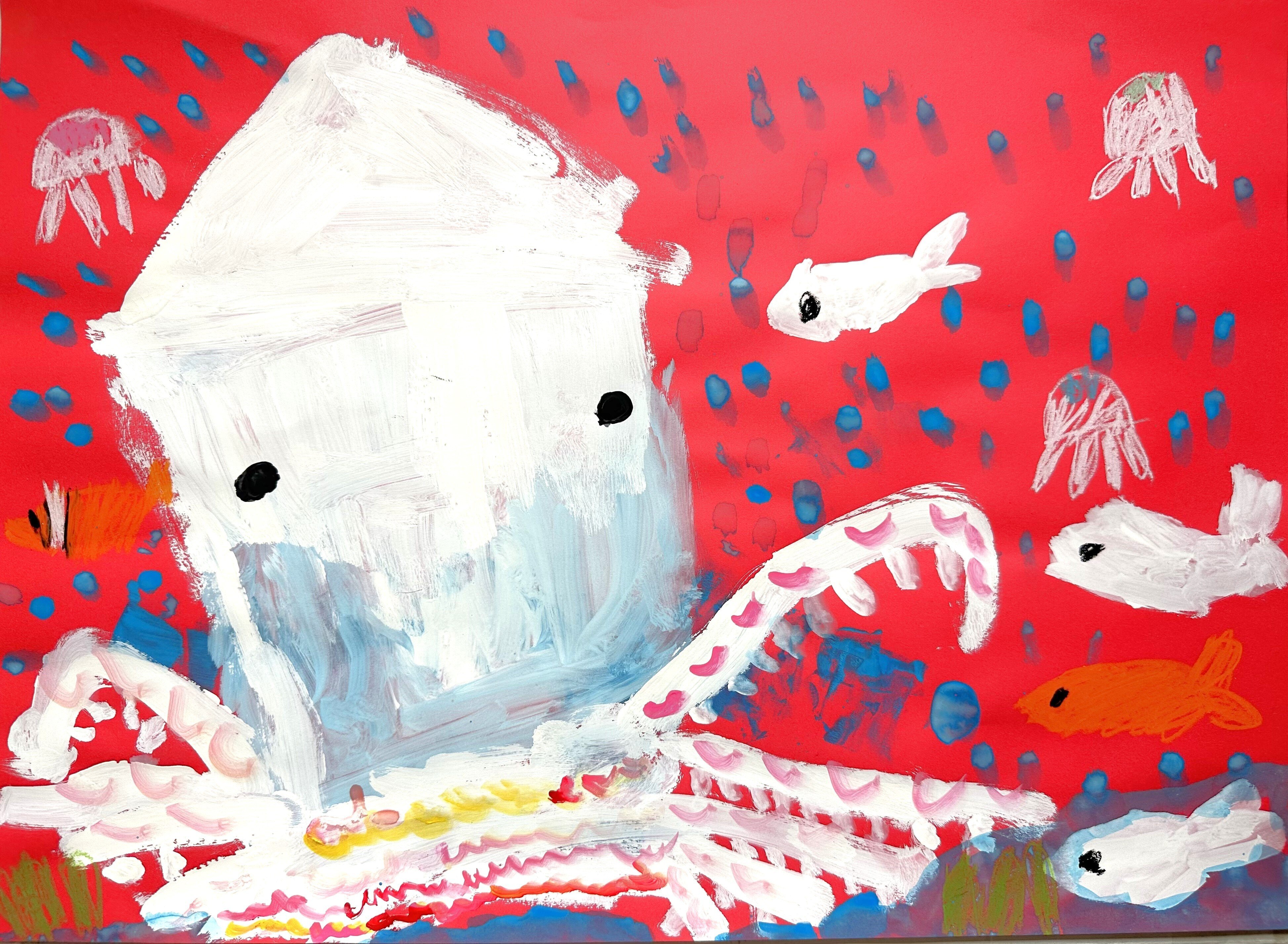 アート徒然草②保育園 絵画研修/ はじめての絵の具編｜ogata nozomi