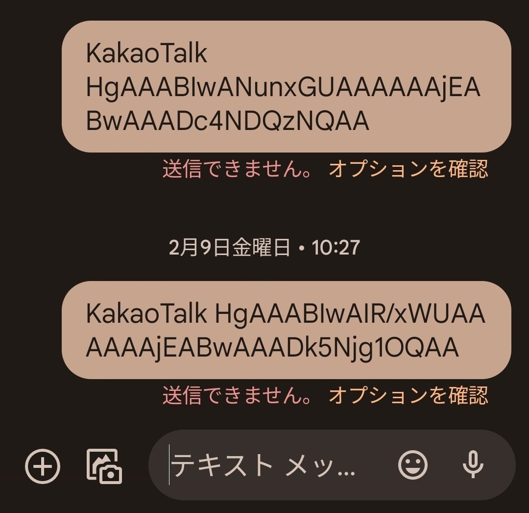 カカオトーク使えない問題｜みょん やんえ