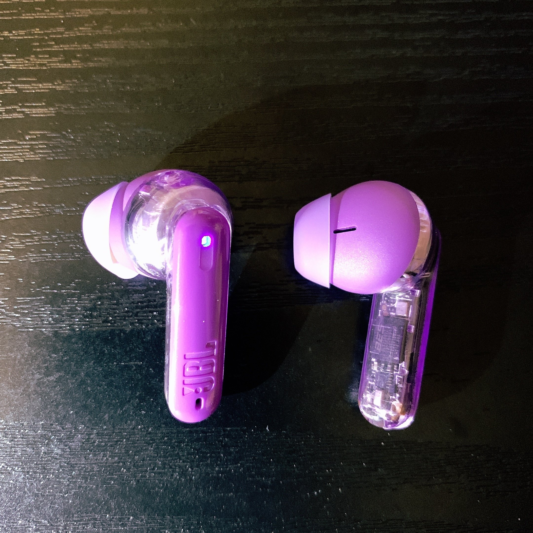 クリアデザインが良すぎる！！やっぱ紫にしてよかった！／JBL Tune