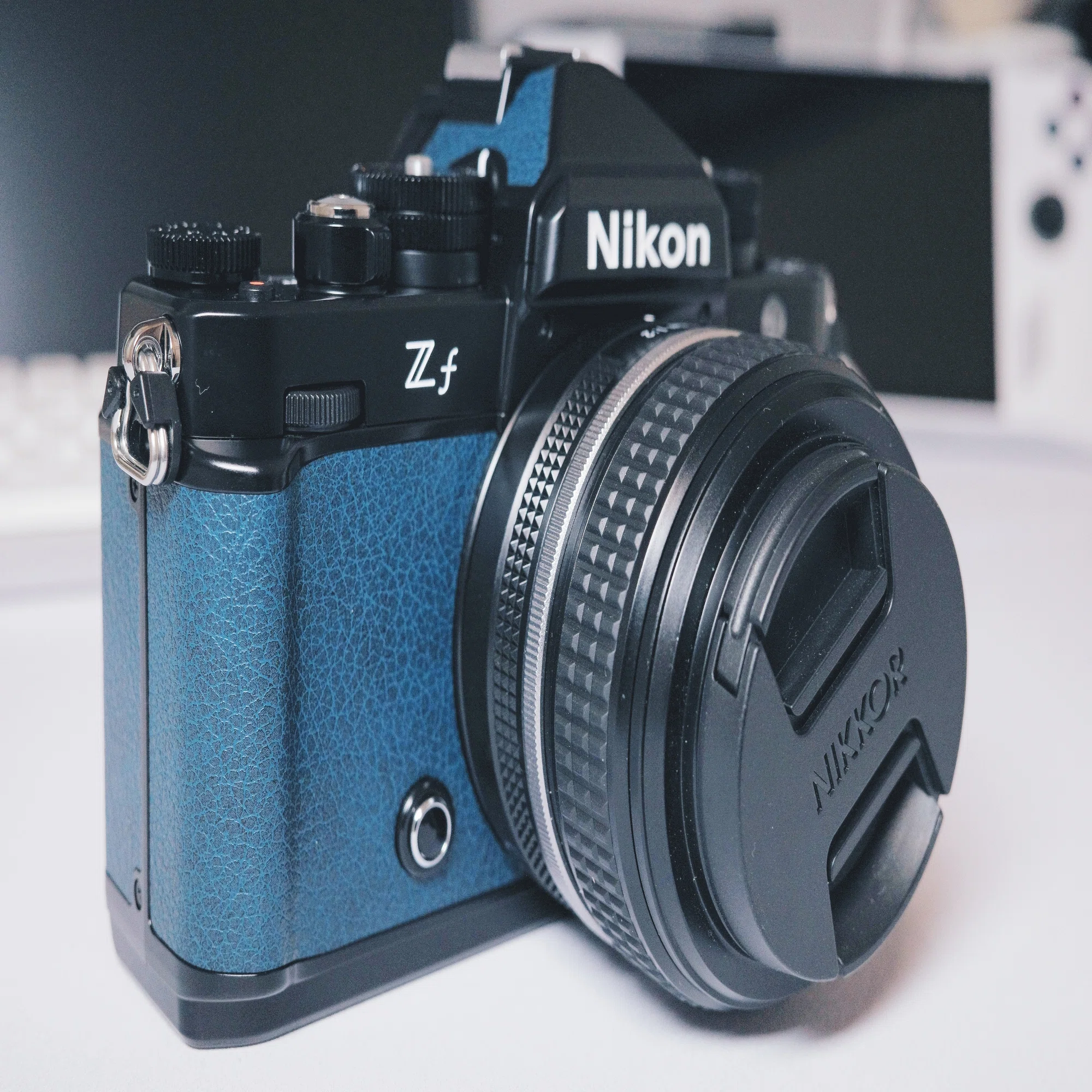 おしゃれにカメラを持つ/NikonZf張替え【インディゴブルー】｜わちゃ