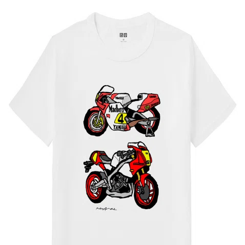 あなたのバイクの写真をイラストにしてTシャツにします｜office 