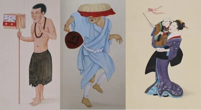 716 江戸時代には「全身白ギツネ男」が実在した シーボルトお抱え絵師