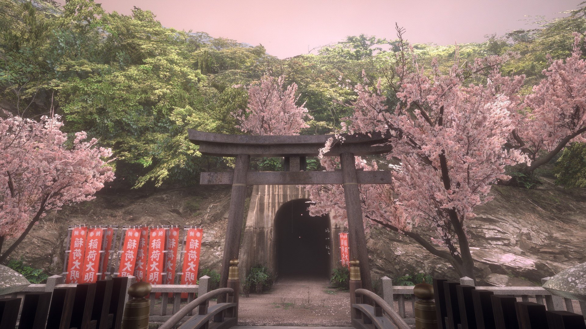 【画作】夢に出てきた風景 ◎吉田敏之『富士に桜（F6号）』油絵☆風景画