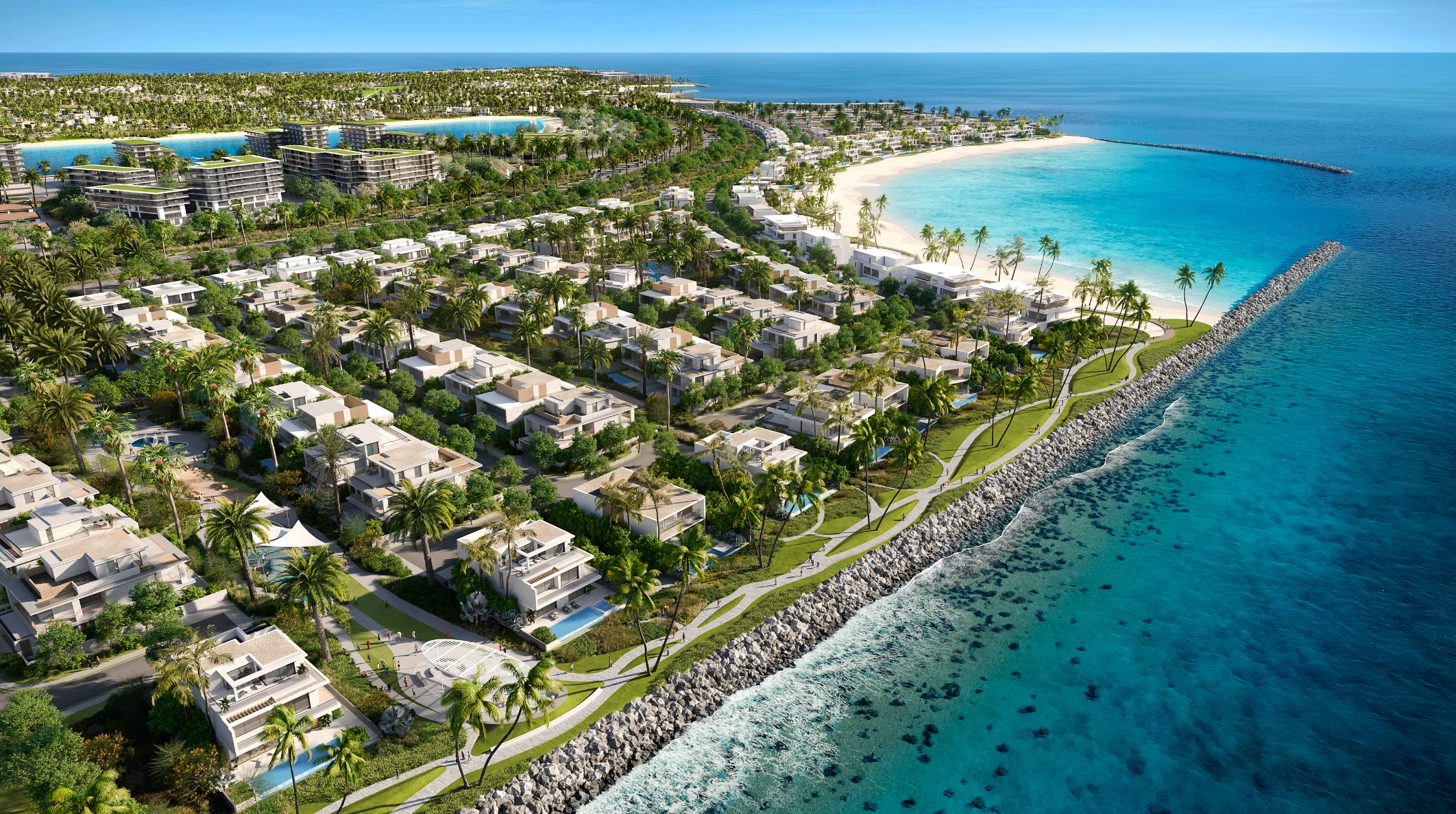 🏝️【ドバイの新島開発】！ ドバイアイランド初のヴィラコミュニティ