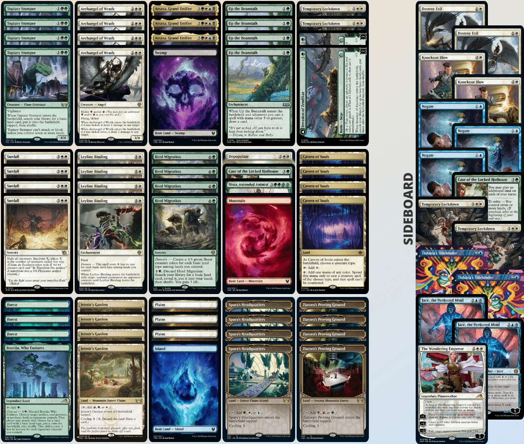 MTG スタンダードデッキアゾリウスコントロール（ほぼfoil）サイドボード込み MTG スタンダードデッキアゾリウスコントロール（ほぼfoil）サイド