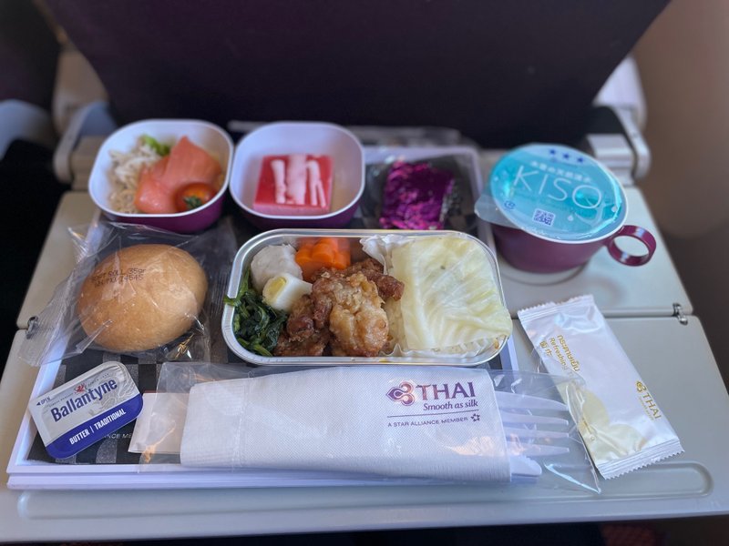 タイ航空のお昼ごはん