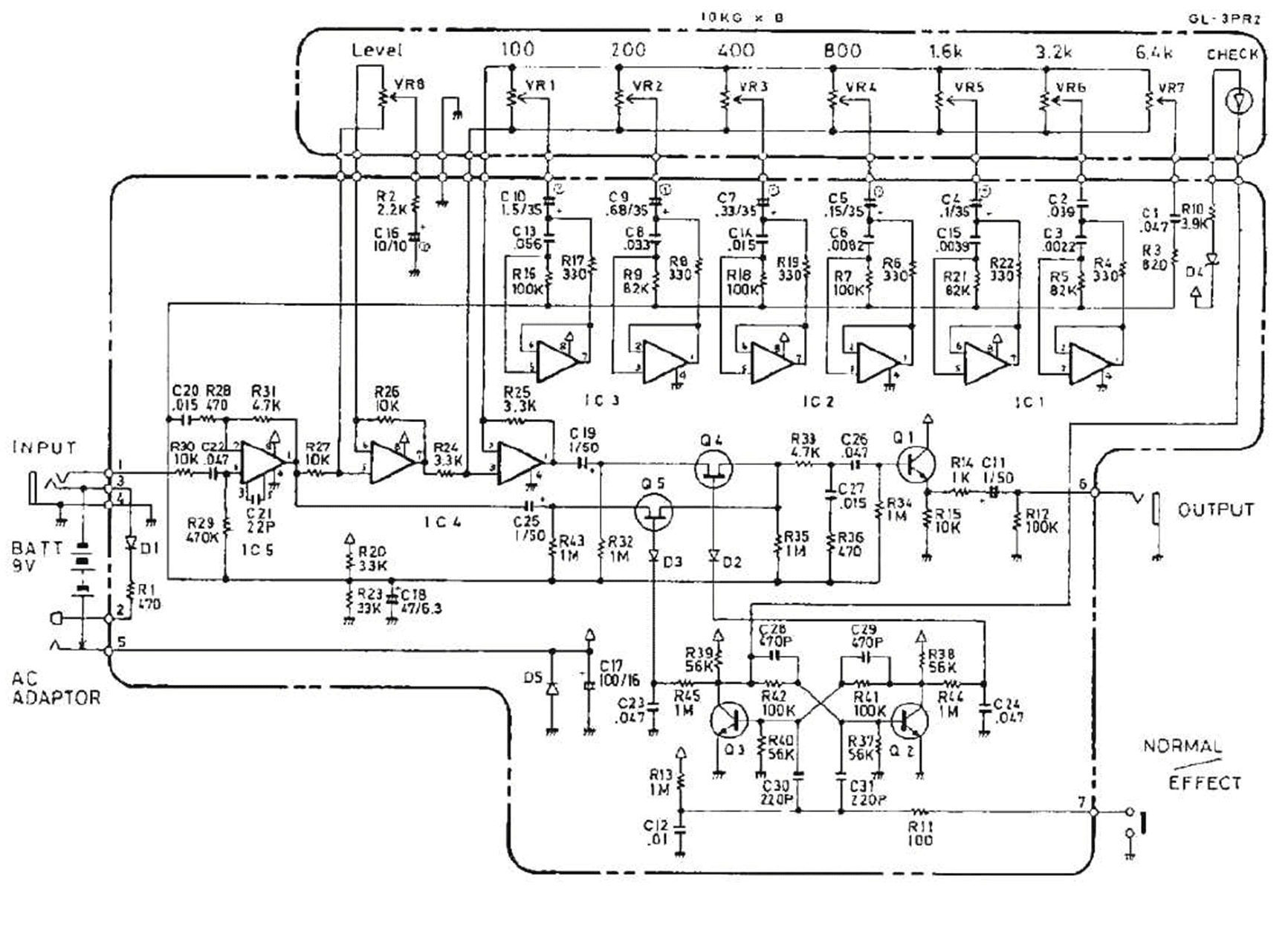 Boss GE-7 ノイズレス Modified Noiseless イコライザー