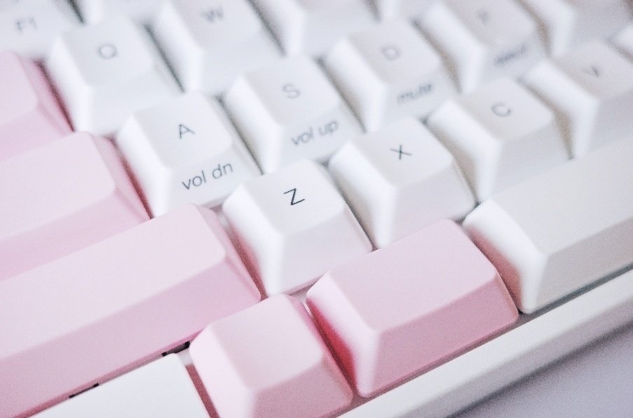 【中古品】HHKB Type-S 雪本体（日本語配列）＋桜無刻印キーキャップ HHKB雪モデルを桜色に！【数量限定 第一弾 桜キーキャップトップ