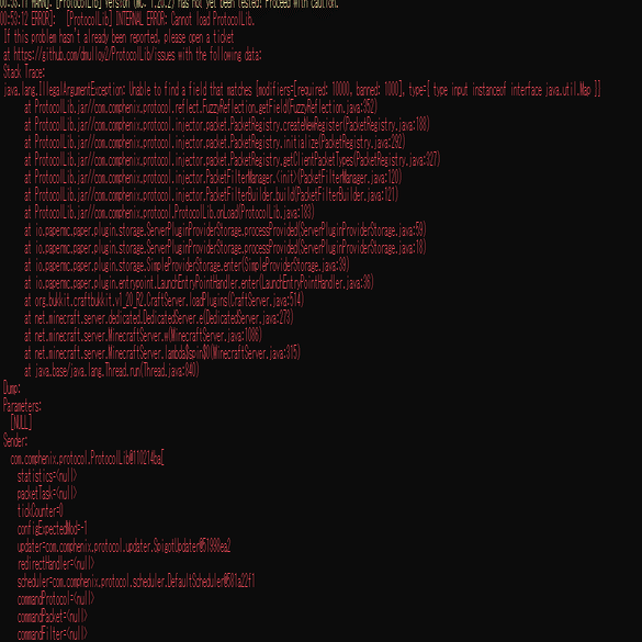 ProtocolLibのエラーで引っかかるときの対処法[V5.1.0]｜トマト的.