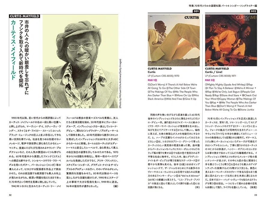 Génération70IDOLESdes70sフランス70年代歌手写真集 No.176 特集 70年代ソウルの基礎知識 Pt.4: シンガー・ソングライター