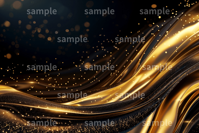 【ゴージャス】「ゴールド×ブラック背景」のフリー素材3枚セット｜背景素材・名刺デザイン・テンプレート・サムネイル画像に｜FREE