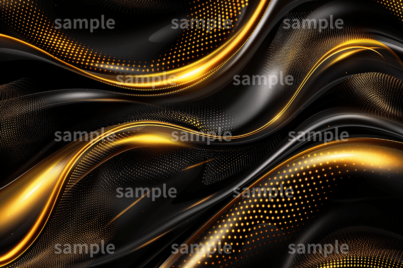 【ゴージャス】「ゴールド×ブラック背景」のフリー素材3枚セット｜背景素材・名刺デザイン・テンプレート・サムネイル画像に｜FREE