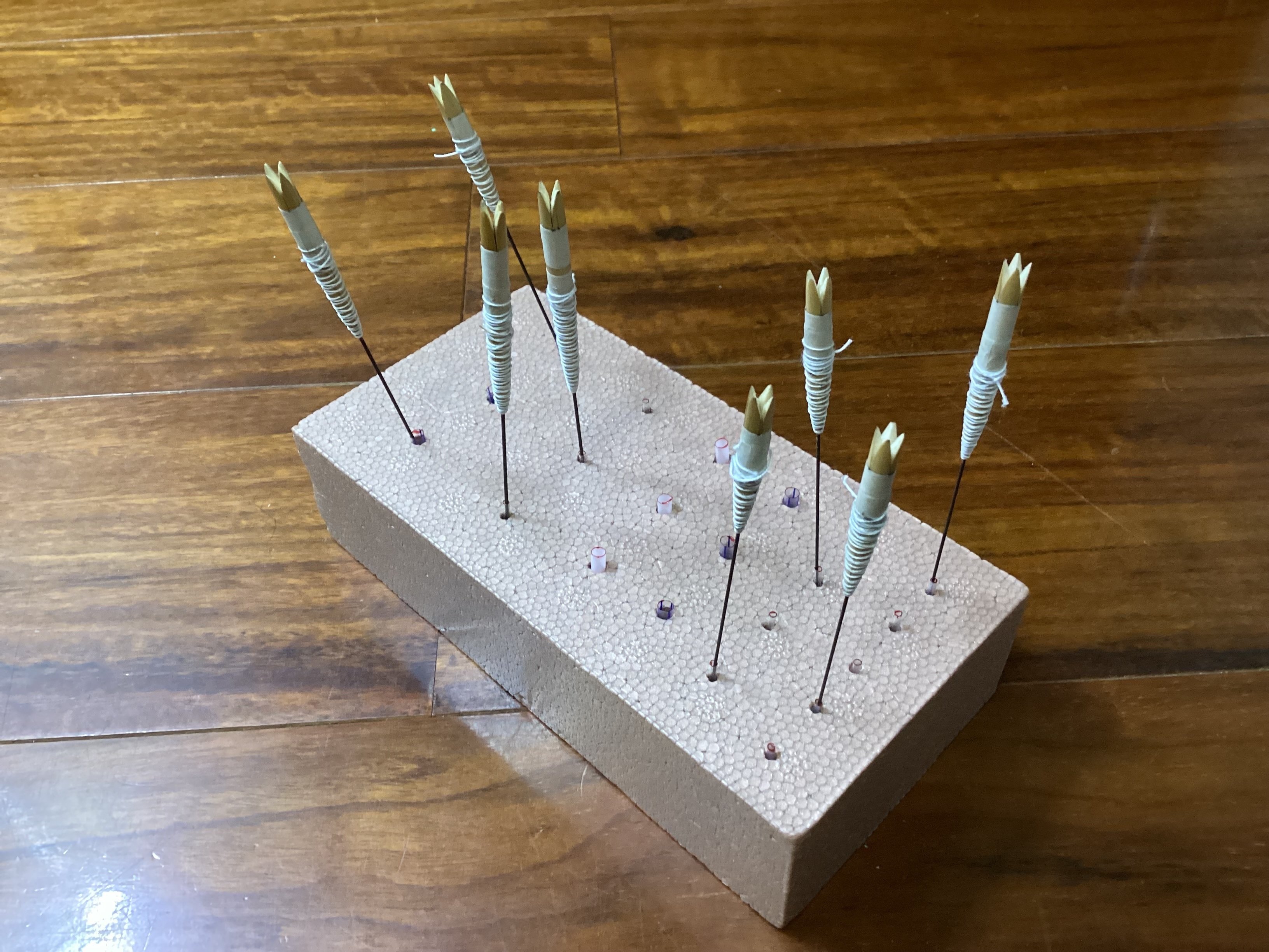 玄武『基』 2024年初浮子作り｜玄武「基」へら浮子師