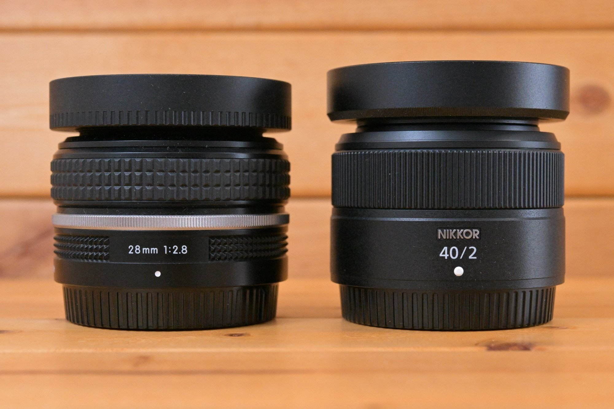 NIKKOR Z 28mm, 40mm用のF-Foto, JJC製金属フード比較|ちーちゃーん NIKKOR Z 28mm, 40mm用のF-Foto, JJC製金属フード比較|ちーちゃーん