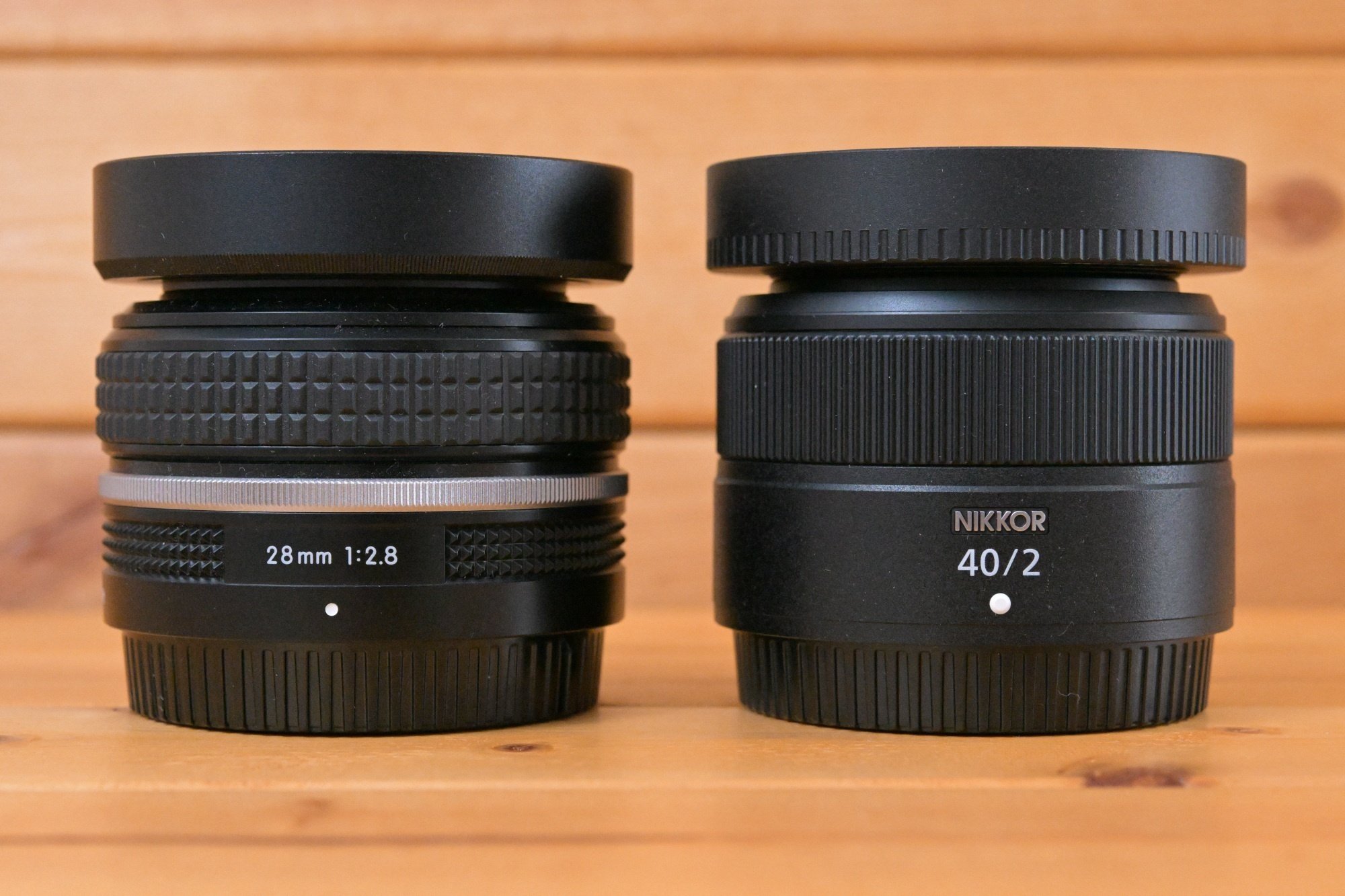 NIKKOR Z 28mm, 40mm用のF-Foto, JJC製金属フード比較|ちーちゃーん NIKKOR Z 28mm, 40mm用のF-Foto, JJC製金属フード比較|ちーちゃーん