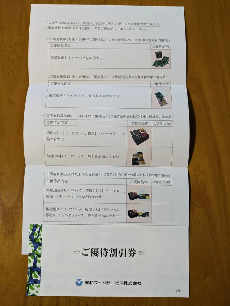 東和フードサービス（3329）の株主優待｜pisukeko