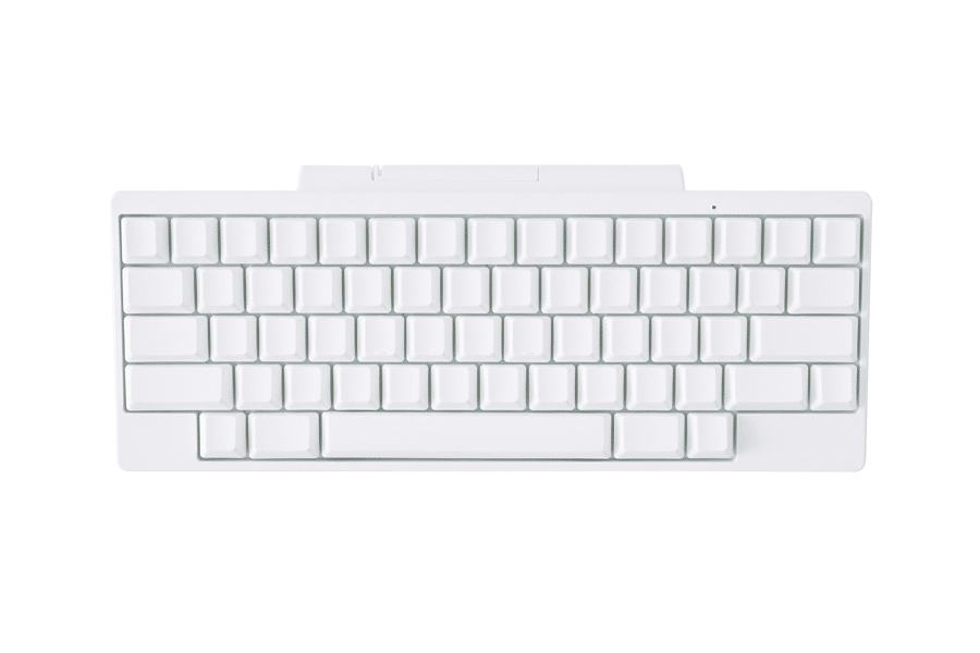 中古品】HHKB Type-S 雪本体（日本語配列）＋桜無刻印キーキャップ