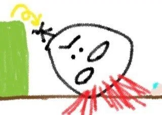 後頭部から出血しないのかな？